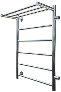 Водяной полотенцесушитель Тругор Аспект ПМ 1 П  50x80x50см с полкой правый хром Аспект1/ПМ508050Пправ